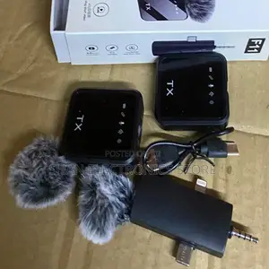 Universal 1 X F11-2 Wireless Lavalier Microphone 3-in-1 Dual Mic