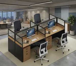 Office Workstation; Four Way Combination Office Workstation