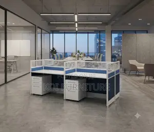 Office Workstation; Four Way Combination Office Workstation