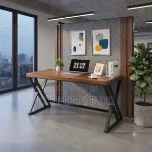 Office Desk; 1.2 Meter Wooden Computer Desk for Home and Office Use