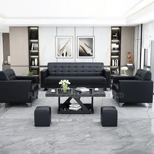 Executive Leather 5-Seater Sofa Set