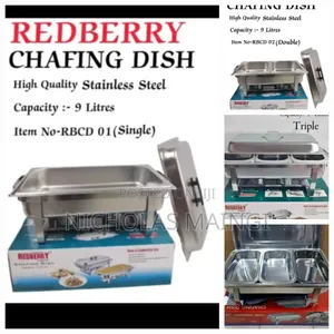 Redberry Stainless Steel Chaffing Dishes Offer Price at 5000 Heavy Gauge
