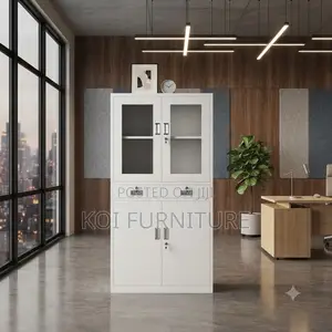 Office Cabinet; Two-Door Security Storage Office Cabinet