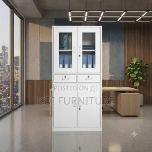 Office Cabinet; Two-Door Security Storage Office Cabinet