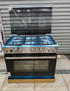 Haier 60*90 5gas Standing Cooker With Electric Oven and Wok Burner