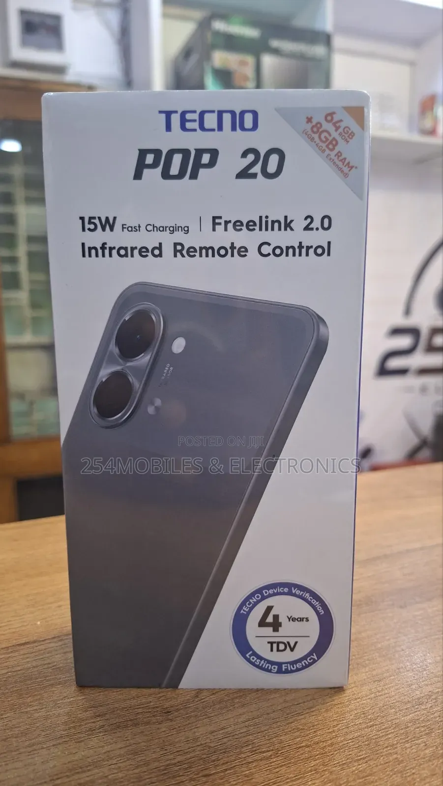New Tecno Pop 20 64 GB Black
