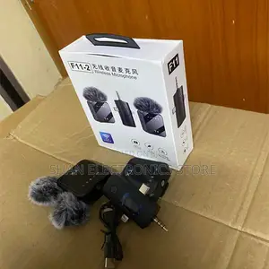 Dual Lavalier Mic 3-in-1 Plug Play F11-2 Wireless Noise Cancelling