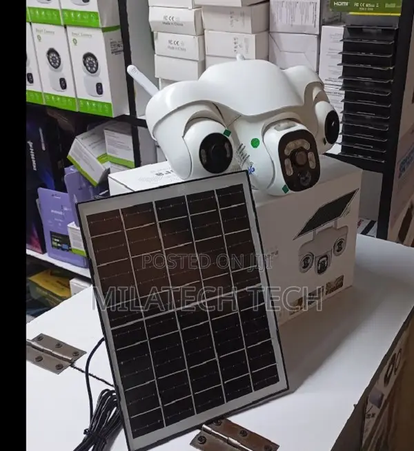 V380 Outdoor Triple Lens Surveillance Camera