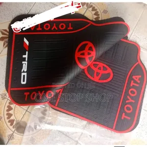 Toyota Floor Mats in White or Red Logo