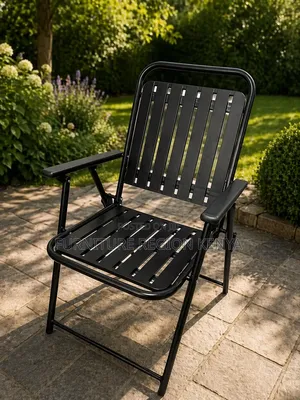 Impoted Foldable Chair Black