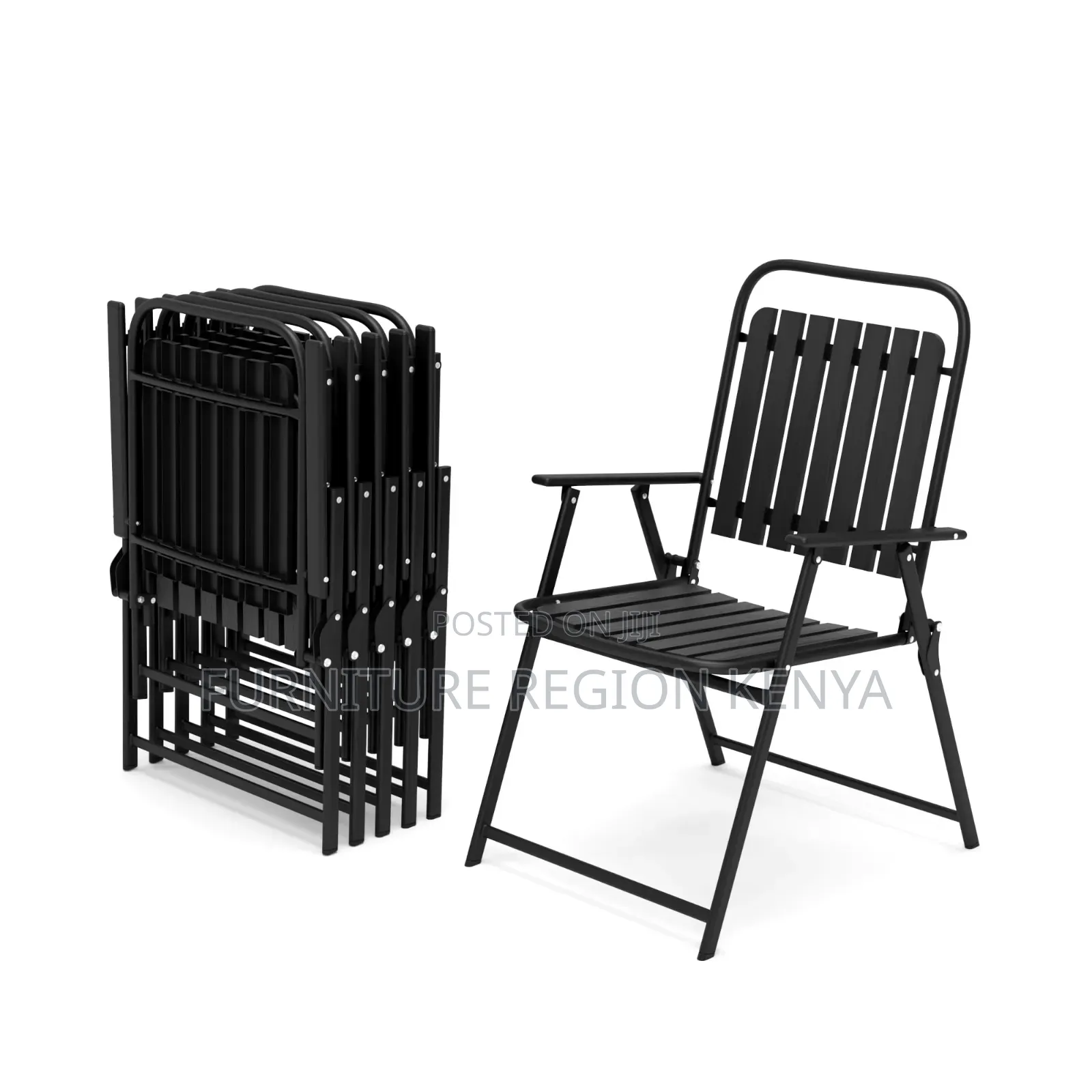 Impoted Foldable Chair Black