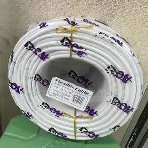 Flat Power Electric Cable 1 Roll 90m Mat Star 1.5 Twin Cable