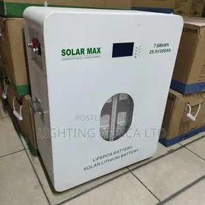 Solarmax 7.68kwh - 25.6v (300ah) Lifepo4 Lithium Ion Solar Battery