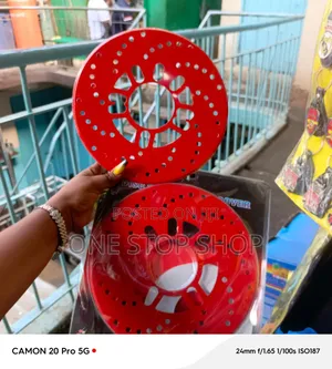 2pcs Red Aluminum Alloy Disc Brake Rotor Decorative Covers