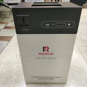 1kwh - 500 Watts Redsun Portable Power Station Home Backup - Laptop