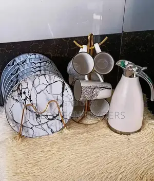 Elegant 13pcs Dinner Set With Flask