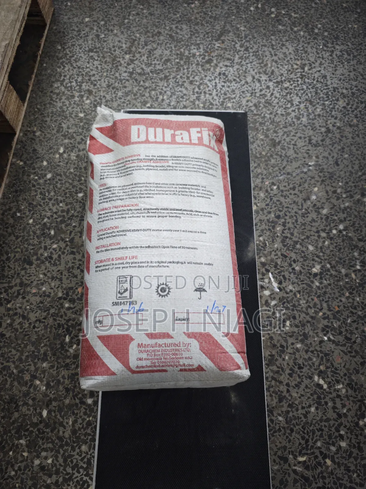 Durafix Granite Adhesive.