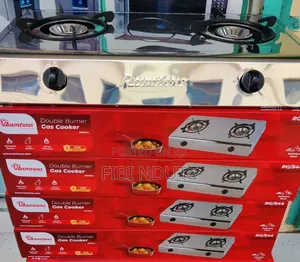 *Ramtons 2burner Stainless Steel Gas Cooker