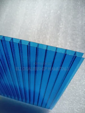 6mm Durable Blue Hollow Polycarbonate Roofing Sheet/Premium Design