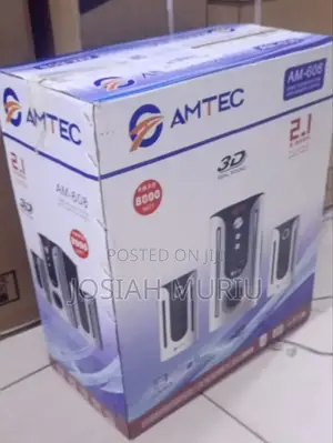 Amtec Am-608 2.1 Multimedia Speaker System – Deep Bass
