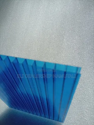 Blue Hollow Polycarbonate Sheet/Strong, Lightweight Roofing Solution