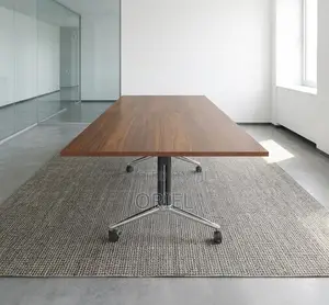 Office Table : 2.4m Foldable Boardroom Table