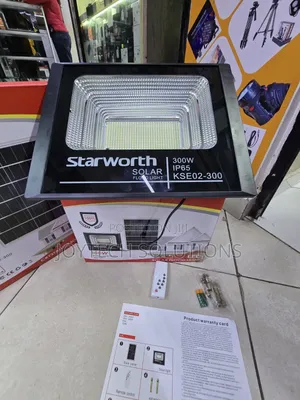 Bright 300w Solar Led Flood Light With Solar Panel Included |