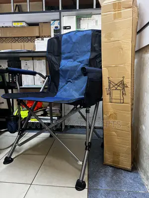 Heavy-duty Folding Camping Chair With Armrest, Cup Holder Carrying Bag