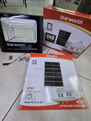 Original 200w Solar Security Flood Light With Solar Panel Included |