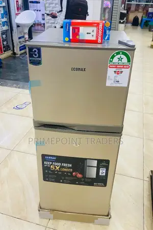Ecomax 118l Double Door Fridge,Fresh Food, Smart Savings
