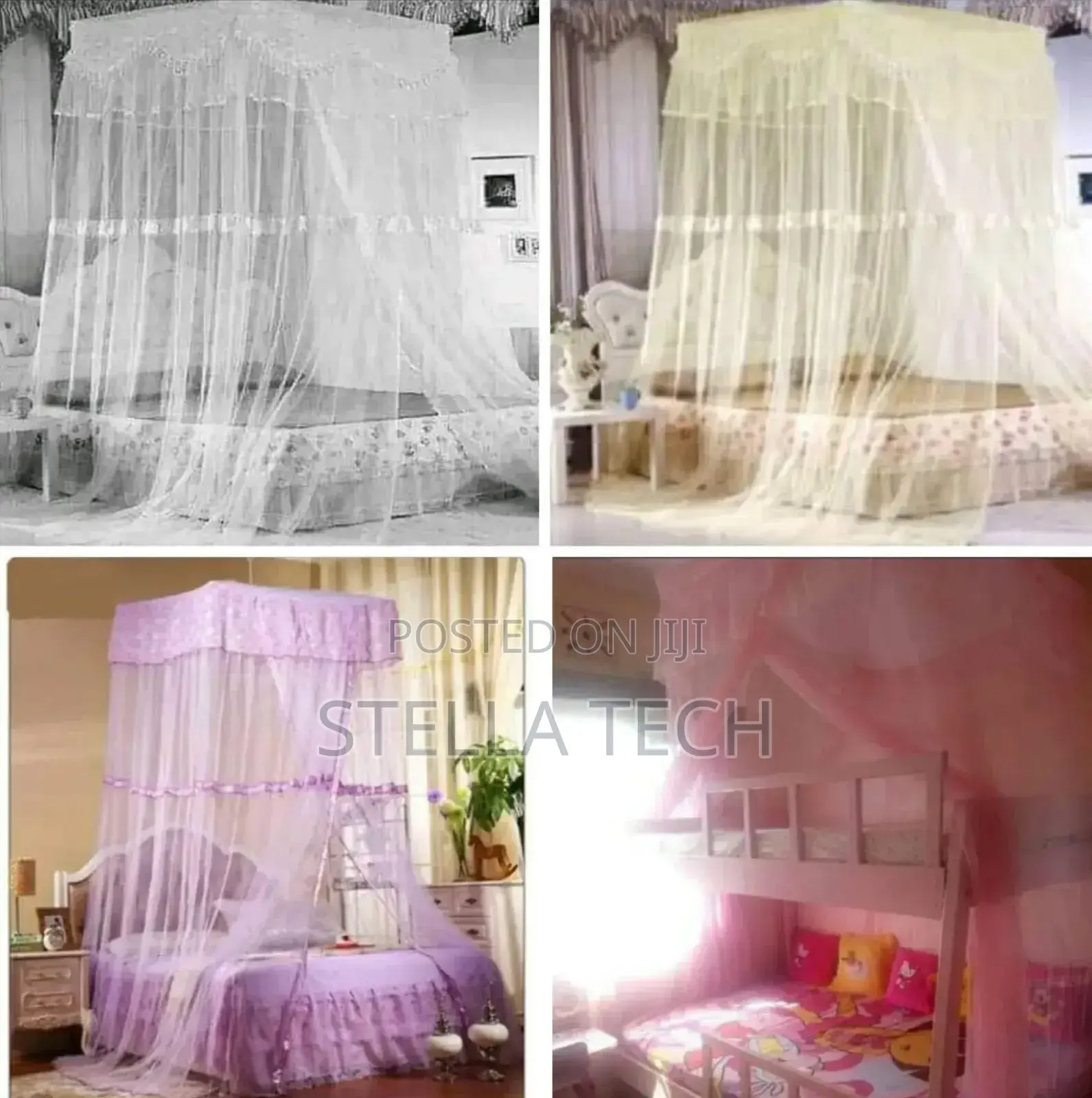Free Size Top Square Double Decker Mosquito Nets