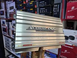 8000watts Powerful Audiobank 4 Channel Bridgeable Amplifier