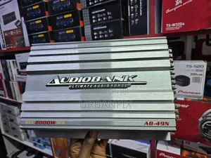 Audiobank 4 Channel 8000watts Bridgeable Car Amplifier