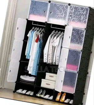 3 Column Portable Wardrobe