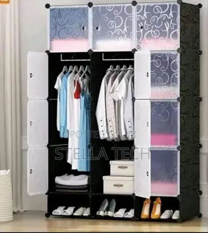 3 Column Portable Wardrobe