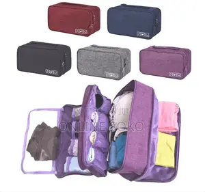 Multipurpose Travel Underwear Toiletry Makeup Organizer Storage Bag