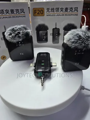 High-Quality F20 Wireless Clip Microphone – Plug Play
