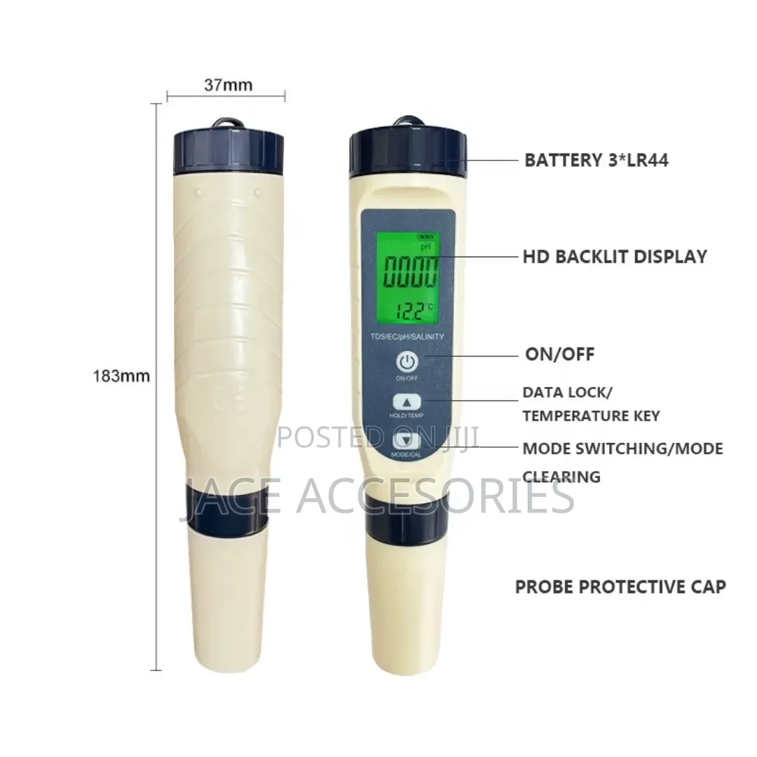 Digital 5 in 1 Water Quality Tester
