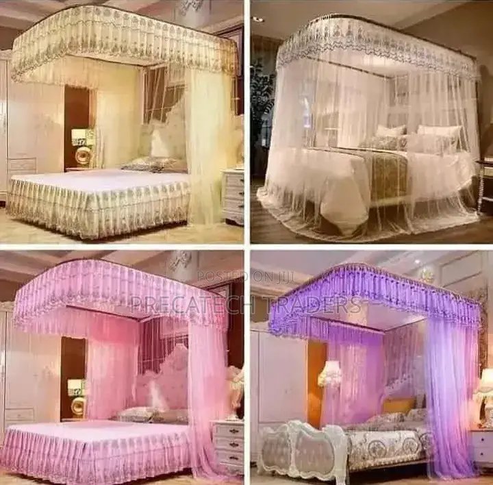 Luxury 2-Stand Mosquito Net for Queen King Beds