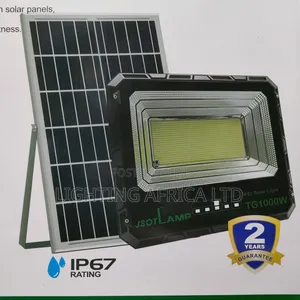 1000 Watts Floodlight Solar Complete With Bracket and Remote