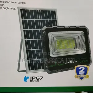 500 Watts Solar Outdoor Floodlight Complete With Mounting Bracket