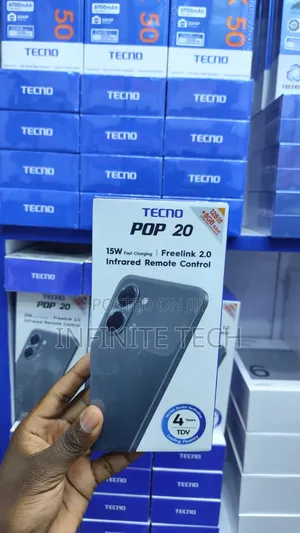 New Tecno Pop 20 128 GB Black