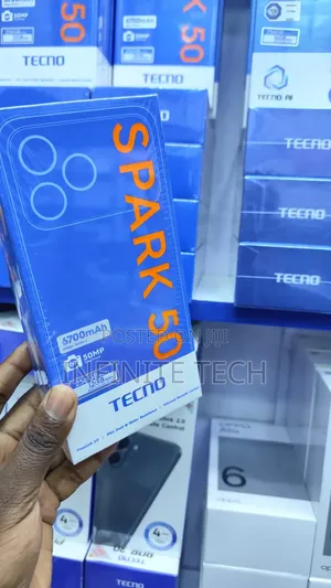 New Tecno Spark 50 128 GB Black