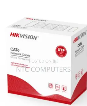 Hikvision Ds-1ln6u-Sc0 305 M Cat6 Utp (Solid Copper, 0.55 Mm, Orange)