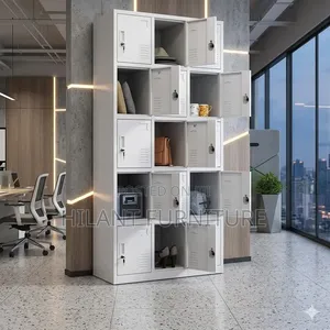 15 Doors Lockable Steel Cabinet