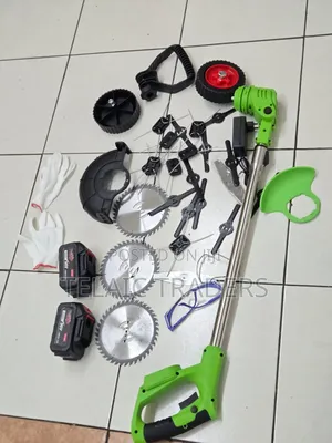 96v Cordless Brushcutter With 24blades (Green ) Gloves Goggles