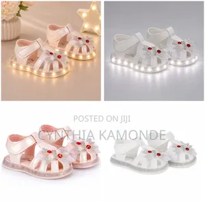 Pink White Kids Shoes