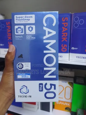 New Tecno Camon 50 Pro 256 GB Gray