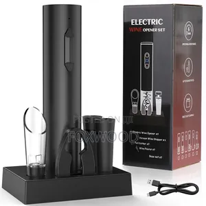 6 in 1 Rechargeable Electric Corkscrew, Wine Opener