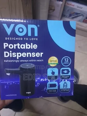 Rechargeable Von Mini Water Pump/Dispenser